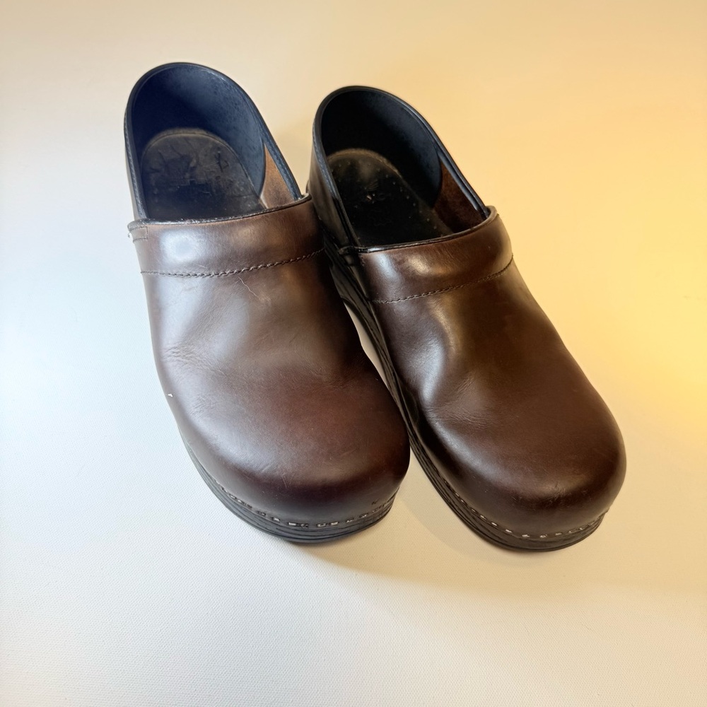 Dansko Professional Brown Leather Clogs Mens Size 46 (US 12.5-13)